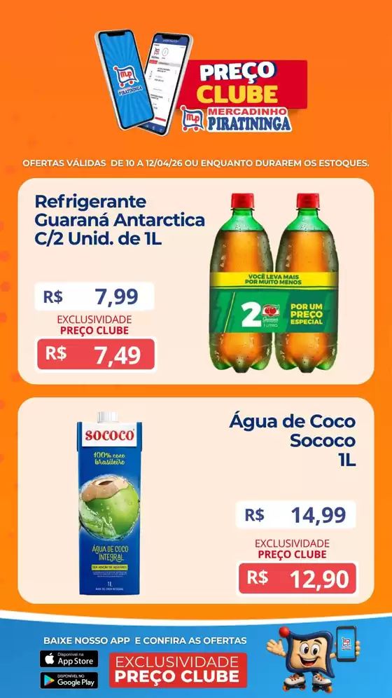 Catálogo Mercadinho Piratininga | Ofertas | 2026-04-10T00:00:00.000Z - 2026-04-12T00:00:00.000Z