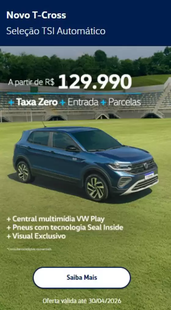 Catálogo Volkswagen | Ofertas Volkswagen | 2026-04-10T00:00:00.000Z - 2026-04-30T00:00:00.000Z