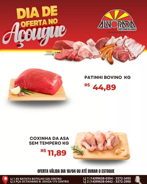 Catálogo Alvorada Supermercados | Encarte Alvorada Supermercados | 2026-04-10T00:00:00.000Z - 2026-04-10T00:00:00.000Z