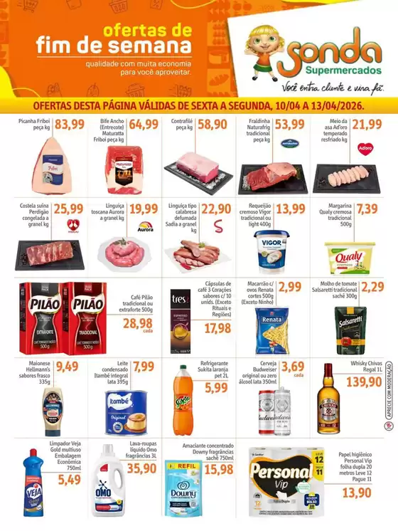 Catálogo Sonda Supermercados | Ofertas Sonda Supermercados | 2026-04-10T00:00:00.000Z - 2026-04-13T00:00:00.000Z