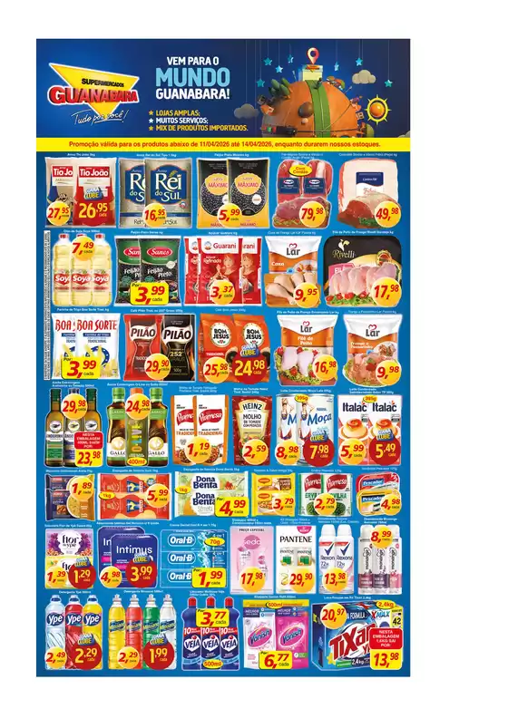Catálogo Supermercados Guanabara | Encarte Supermercados Guanabara | 2026-04-11T00:00:00.000Z - 2026-04-14T00:00:00.000Z