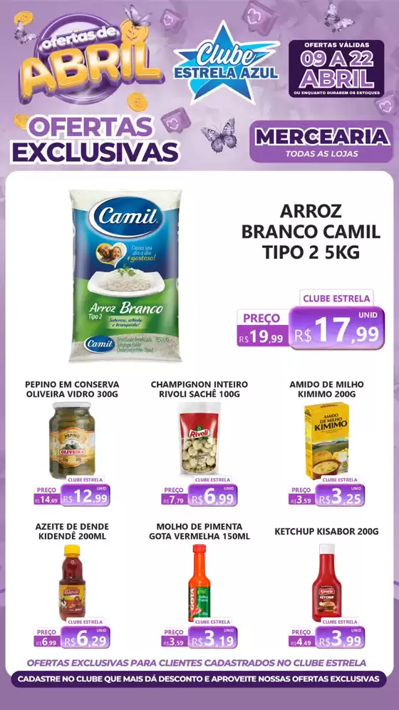 Catálogo Supermercado Estrela Azul | Nossas melhores ofertas para você | 2026-04-09T00:00:00.000Z - 2026-04-22T00:00:00.000Z