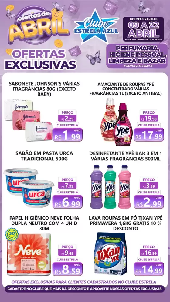 Catálogo Supermercado Estrela Azul | Ofertas para caçadores de pechinchas | 2026-04-09T00:00:00.000Z - 2026-04-22T00:00:00.000Z