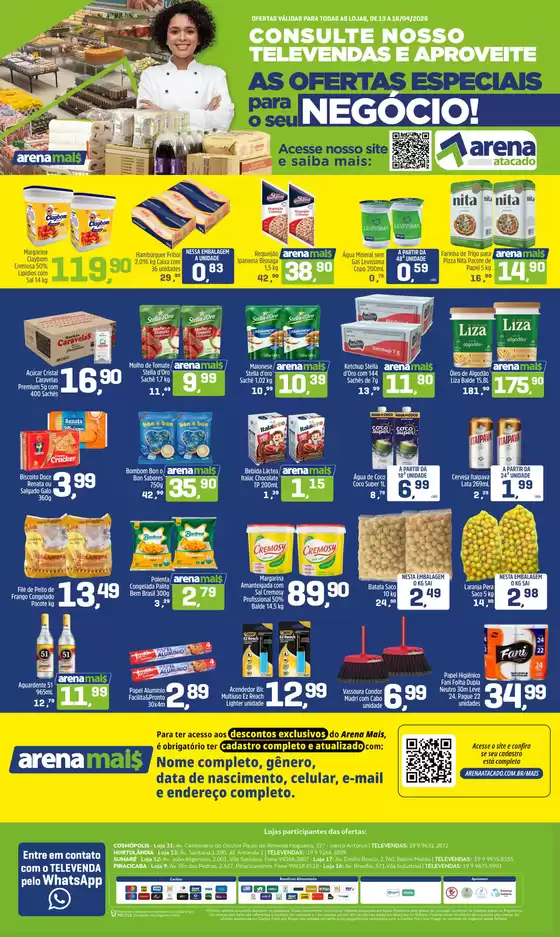 Catálogo Arena Atacado | Jornal ofertas | 2026-04-13T00:00:00.000Z - 2026-04-16T00:00:00.000Z