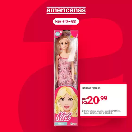 Catálogo Lojas Americanas em Presidente Prudente | Grandes descontos em produtos selecionados | 2026-04-12T00:00:00.000Z - 2026-04-20T00:00:00.000Z