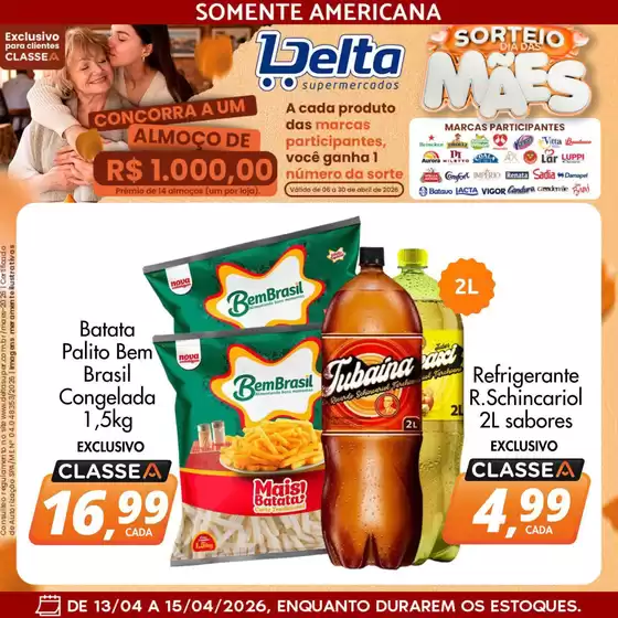 Catálogo Delta Supermercados | Economize agora com nossas ofertas | 2026-04-13T00:00:00.000Z - 2026-04-15T00:00:00.000Z