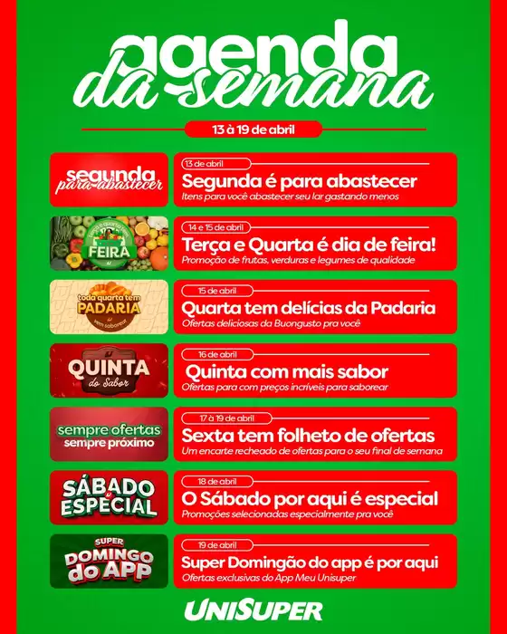 Catálogo UniSuper | Encarte UniSuper | 2026-04-13T00:00:00.000Z - 2026-04-19T00:00:00.000Z