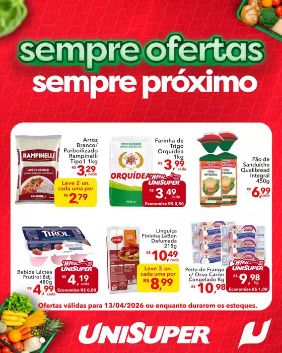 Catálogo UniSuper | Ofertas exclusivas | 2026-04-13T00:00:00.000Z - 2026-04-13T00:00:00.000Z