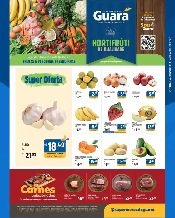 Catálogo Supermercado Guará | Ofertas para caçadores de pechinchas | 2026-04-13T00:00:00.000Z - 2026-04-14T00:00:00.000Z