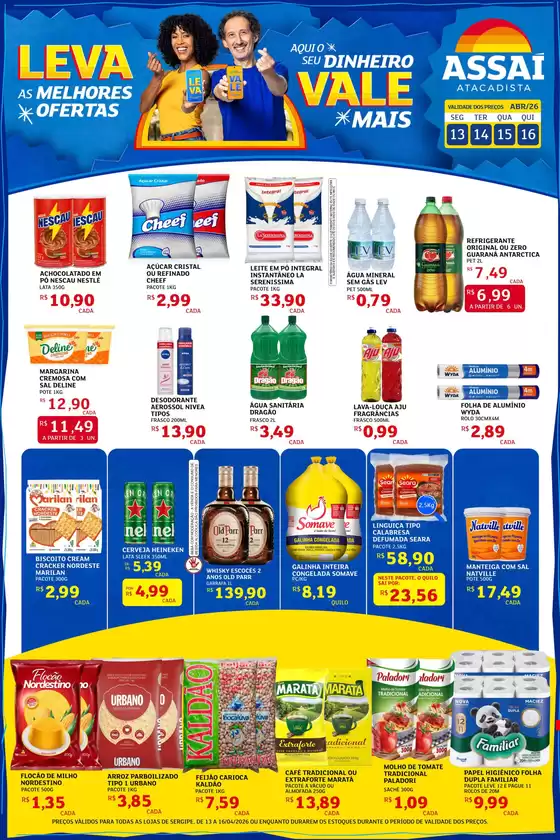 Catálogo Assaí Atacadista | Encarte Assaí Atacadista 45750-756 | 2026-04-13T00:00:00.000Z - 2026-04-16T00:00:00.000Z