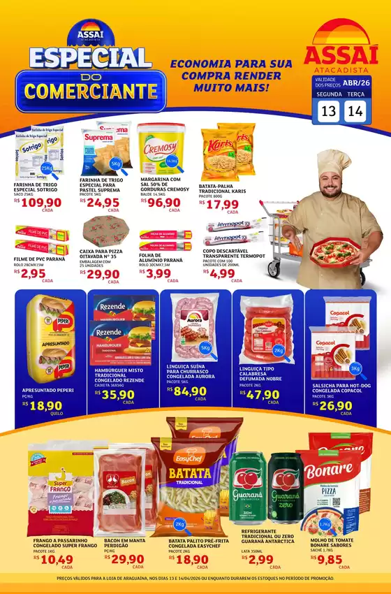 Catálogo Assaí Atacadista | Encarte Assaí Atacadista 45625-813 | 2026-04-13T00:00:00.000Z - 2026-04-14T00:00:00.000Z