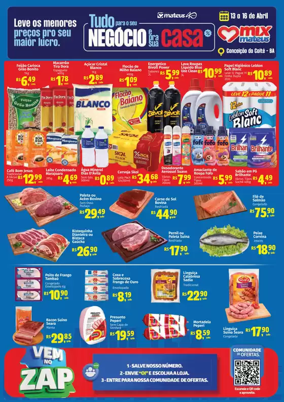 Catálogo Supermercados Mateus | Tudo Para Sua Casa e Negocio | 2026-04-13T00:00:00.000Z - 2026-04-16T00:00:00.000Z