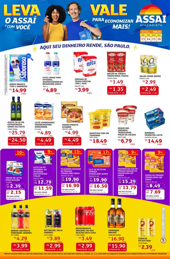 Catálogo Assaí Atacadista | Encarte Assaí Atacadista 46088-831 | 2026-04-13T00:00:00.000Z - 2026-04-16T00:00:00.000Z