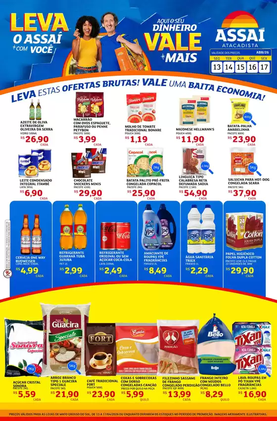 Catálogo Assaí Atacadista | Encarte Assaí Atacadista 45898 | 2026-04-13T00:00:00.000Z - 2026-04-17T00:00:00.000Z