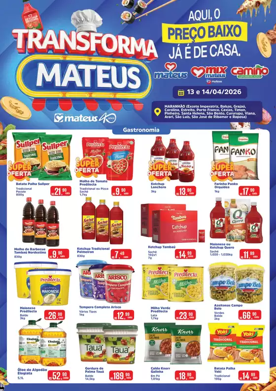 Catálogo Supermercados Mateus | Transforma Mateus | 2026-04-13T00:00:00.000Z - 2026-04-14T00:00:00.000Z