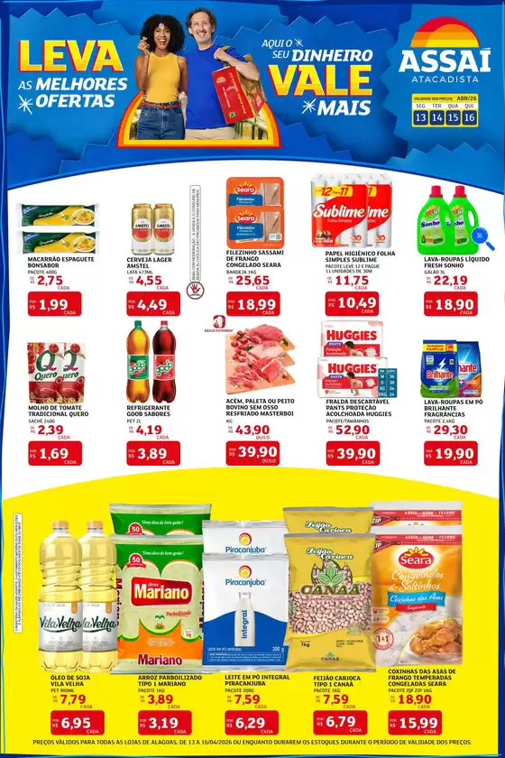 Catálogo Assaí Atacadista | Encarte Assaí Atacadista 45838-561 | 2026-04-13T00:00:00.000Z - 2026-04-16T00:00:00.000Z