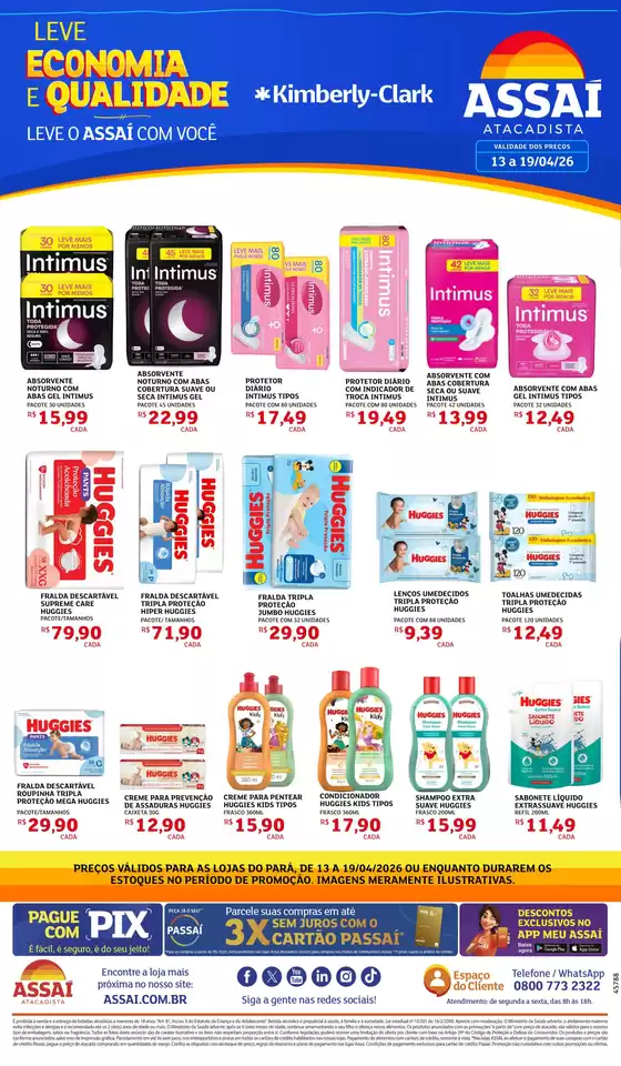 Catálogo Assaí Atacadista | Encarte Assaí Atacadista 46137-576 | 2026-04-13T00:00:00.000Z - 2026-04-19T00:00:00.000Z