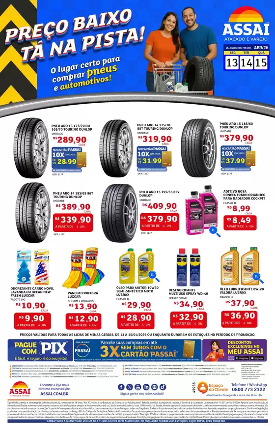 Catálogo Assaí Atacadista | Encarte Assaí Atacadista 45935-712 | 2026-04-13T00:00:00.000Z - 2026-04-15T00:00:00.000Z