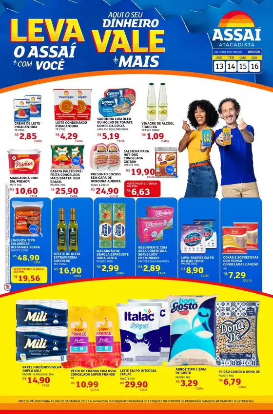 Catálogo Assaí Atacadista | Encarte Assaí Atacadista 45947-65 | 2026-04-13T00:00:00.000Z - 2026-04-16T00:00:00.000Z