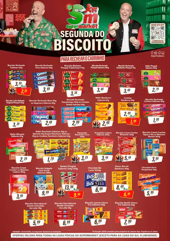 Catálogo Rede Supermarket | Lamina 2a biscoito 13 4 | 2026-04-13T00:00:00.000Z - 2026-04-13T00:00:00.000Z