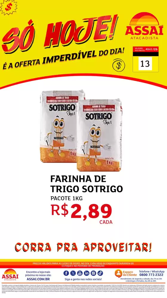 Catálogo Assaí Atacadista | Encarte Assaí Atacadista 46139-822 | 2026-04-13T00:00:00.000Z - 2026-04-13T00:00:00.000Z