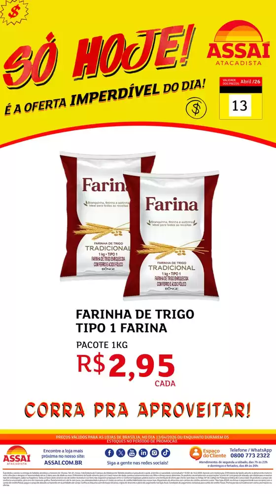 Catálogo Assaí Atacadista | Encarte Assaí Atacadista 46139-226 | 2026-04-13T00:00:00.000Z - 2026-04-13T00:00:00.000Z