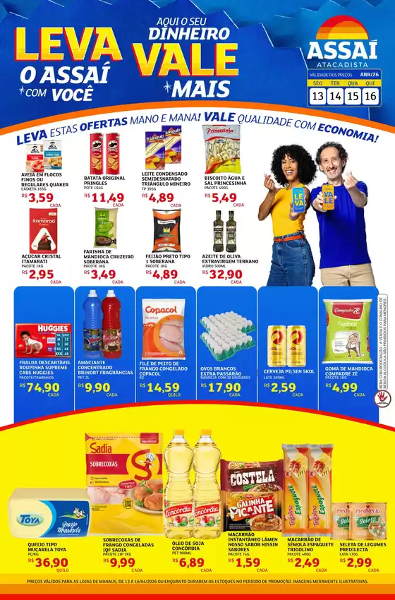 Catálogo Assaí Atacadista | Encarte Assaí Atacadista 45615-74 | 2026-04-13T00:00:00.000Z - 2026-04-16T00:00:00.000Z