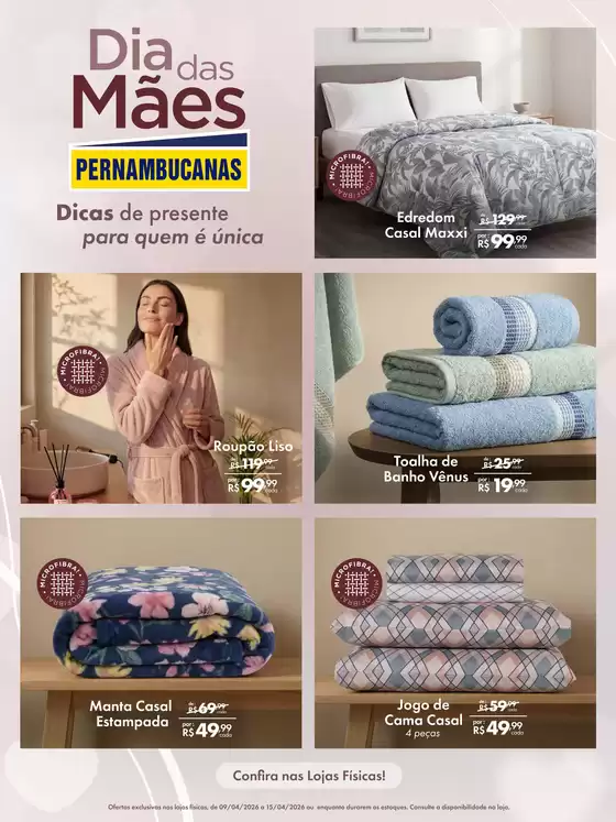 Catálogo Pernambucanas | Dia das Mães em Pernambucanas | 2026-04-13T00:00:00.000Z - 2026-04-15T00:00:00.000Z