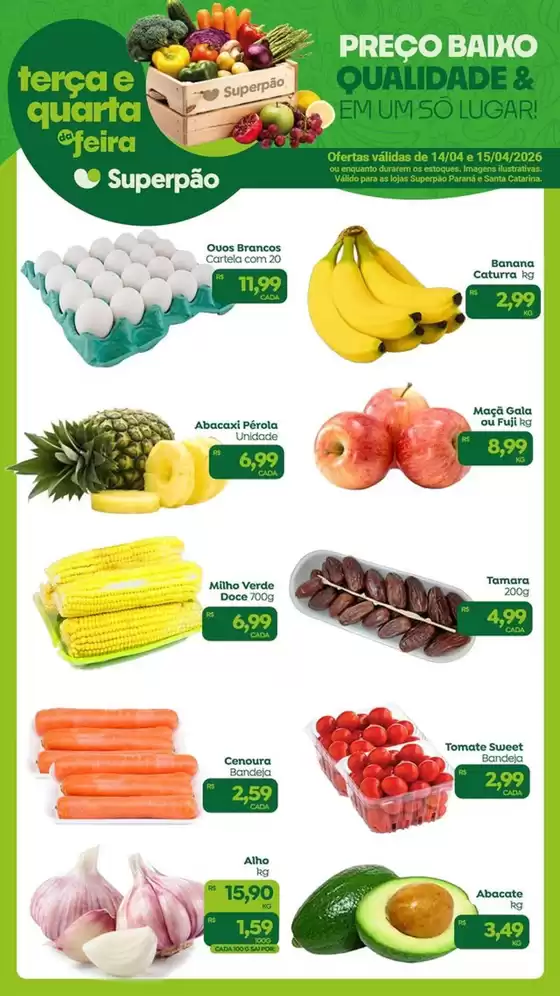 Catálogo Superpão | Terça e Quarta na feira | 2026-04-14T00:00:00.000Z - 2026-04-15T00:00:00.000Z