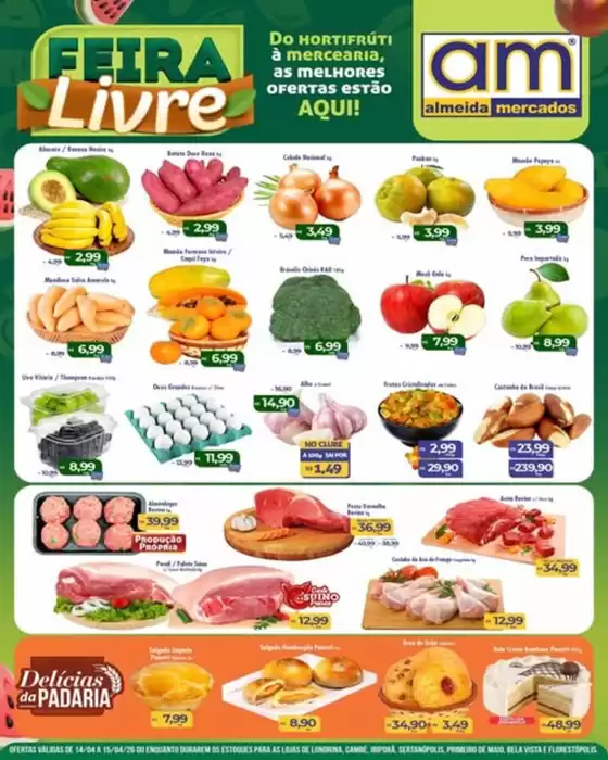 Catálogo Almeida Mercados | Feira Livre | 2026-04-14T00:00:00.000Z - 2026-04-15T00:00:00.000Z