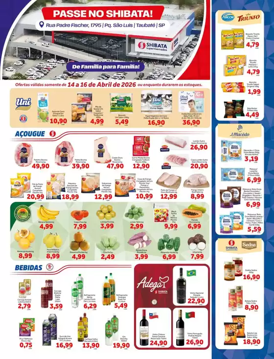 Catálogo Shibata Supermercados | Ótima oferta para todos os clientes | 2026-04-14T00:00:00.000Z - 2026-04-16T00:00:00.000Z
