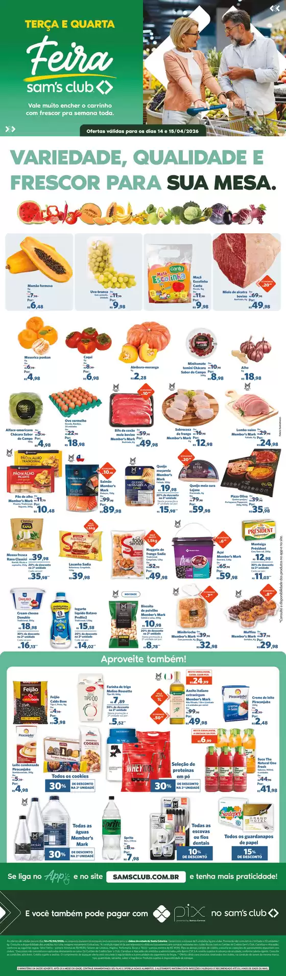 Catálogo Sam's Club | Novas ofertas para descobrir | 2026-04-14T00:00:00.000Z - 2026-04-15T00:00:00.000Z