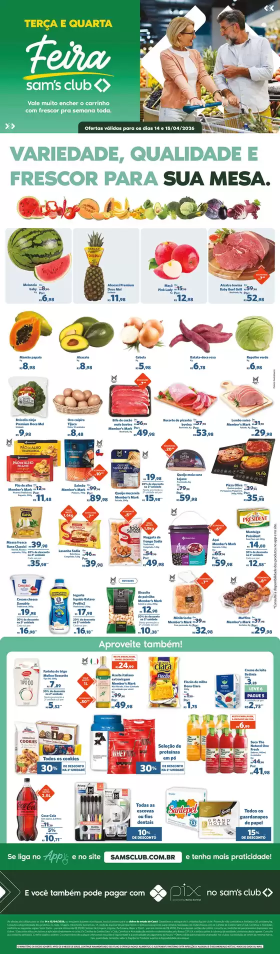 Catálogo Sam's Club | Ofertas especiais atraentes para todos | 2026-04-14T00:00:00.000Z - 2026-04-15T00:00:00.000Z