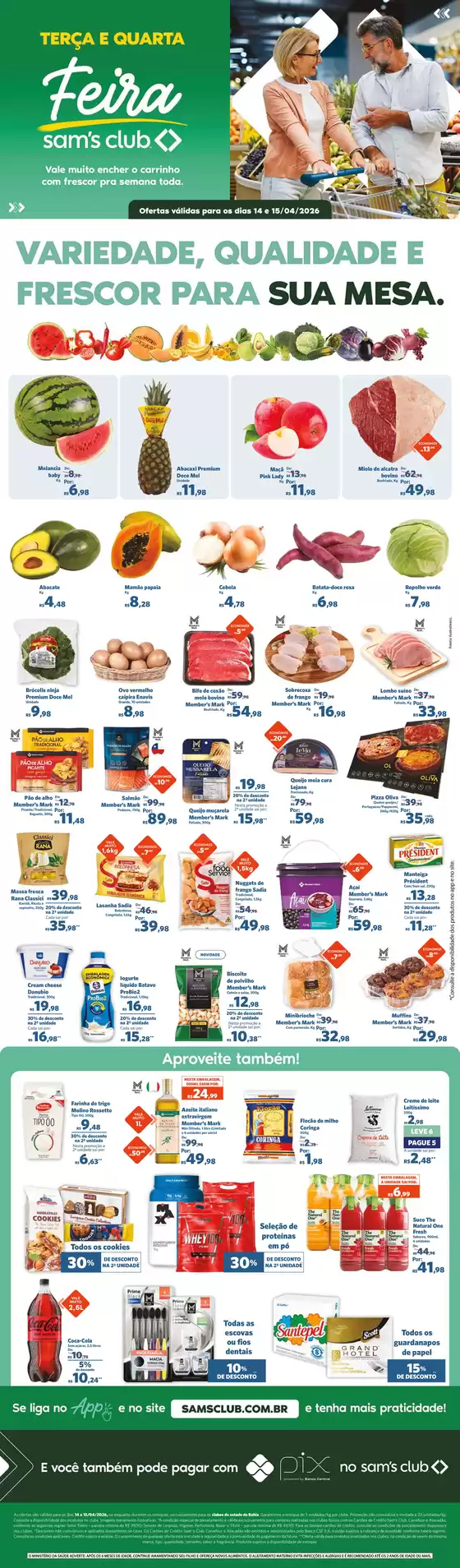 Catálogo Sam's Club | Ofertas para caçadores de pechinchas | 2026-04-14T00:00:00.000Z - 2026-04-15T00:00:00.000Z