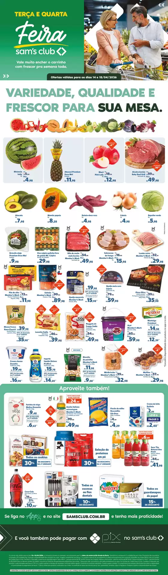 Catálogo Sam's Club | Economize agora com nossas ofertas | 2026-04-14T00:00:00.000Z - 2026-04-15T00:00:00.000Z