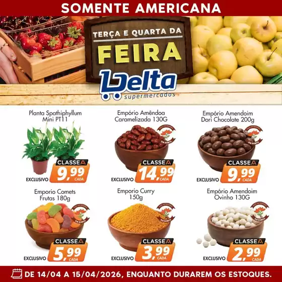 Catálogo Delta Supermercados | Ofertas exclusivas e pechinchas | 2026-04-14T00:00:00.000Z - 2026-04-15T00:00:00.000Z