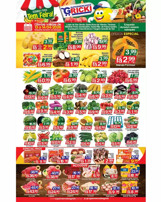 Catálogo Supermercados Gricki | Encarte Supermercados Gricki | 2026-04-13T00:00:00.000Z - 2026-04-14T00:00:00.000Z