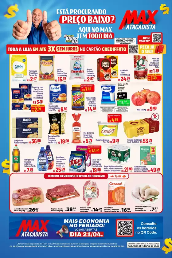 Catálogo Max Atacadista | Ofertas exclusivas para nossos clientes | 2026-04-13T00:00:00.000Z - 2026-04-19T00:00:00.000Z