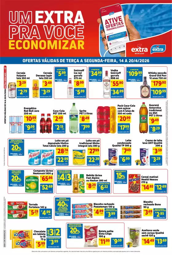 Catálogo Extra | Melhores ofertas para todos os clientes | 2026-04-14T00:00:00.000Z - 2026-04-20T00:00:00.000Z
