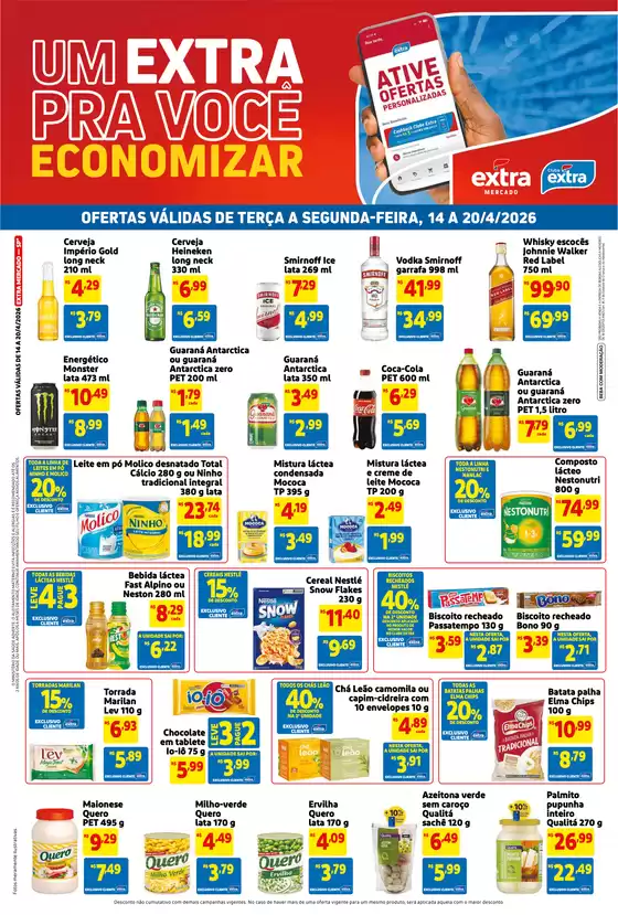 Catálogo Extra | Ofertas exclusivas | 2026-04-14T00:00:00.000Z - 2026-04-20T00:00:00.000Z