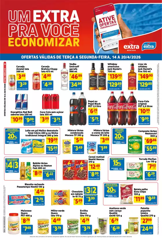 Catálogo Extra | Melhores ofertas para todos os caçadores de pechinchas | 2026-04-14T00:00:00.000Z - 2026-04-20T00:00:00.000Z