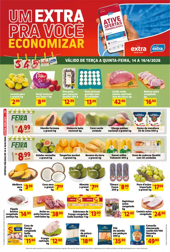 Catálogo Extra | Ofertas especiais atraentes para todos | 2026-04-14T00:00:00.000Z - 2026-04-16T00:00:00.000Z