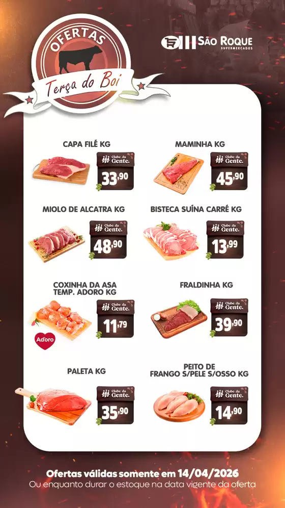 Catálogo São Roque Supermercados | Nossas melhores ofertas para você | 2026-04-14T00:00:00.000Z - 2026-04-14T00:00:00.000Z