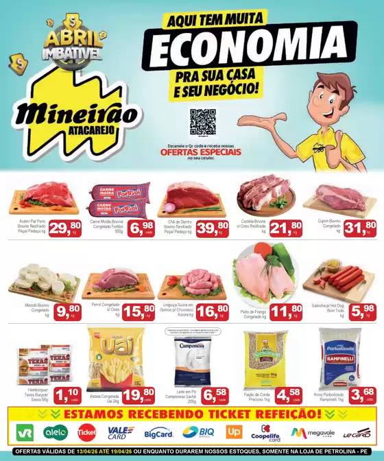 Catálogo Mineirão Atacarejo | MINEIRAO ATACAREJO PETROLINA 13.04 A 19.04 | 2026-04-13T00:00:00.000Z - 2026-04-19T00:00:00.000Z