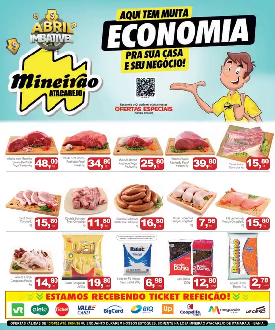 Catálogo Mineirão Atacarejo | MINEIRAO ATACAREJO ITAMARAJU 13.04 A 19.04 | 2026-04-13T00:00:00.000Z - 2026-04-19T00:00:00.000Z