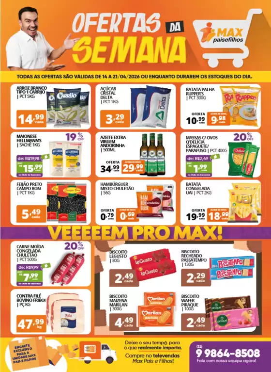 Catálogo Pais e Filhos Supermercados | Ofertas exclusivas para nossos clientes | 2026-04-14T00:00:00.000Z - 2026-04-21T00:00:00.000Z