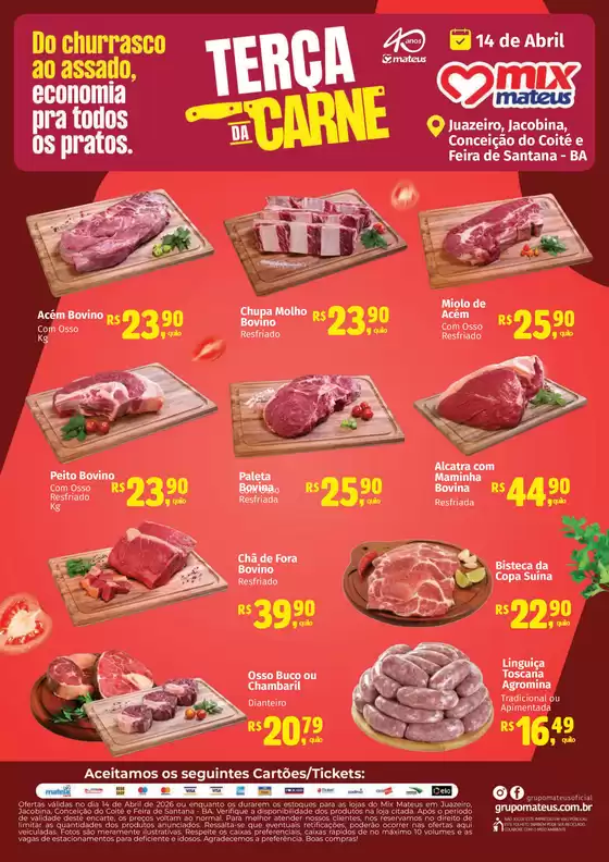 Catálogo Supermercados Mateus | Terça da Carne | 2026-04-14T00:00:00.000Z - 2026-04-14T00:00:00.000Z