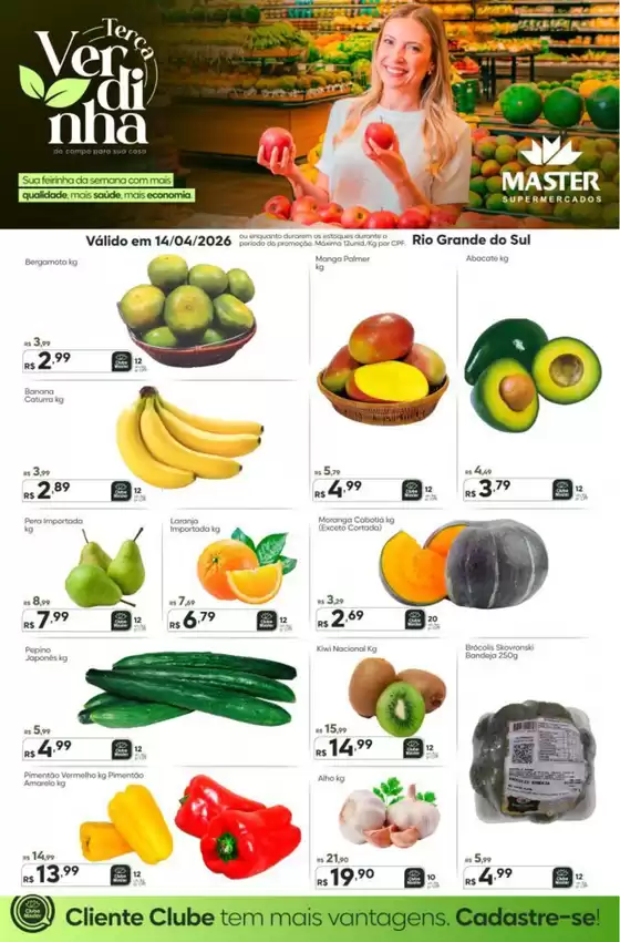 Catálogo Master Supermercados | Terca verdinha | 2026-04-14T00:00:00.000Z - 2026-04-14T00:00:00.000Z