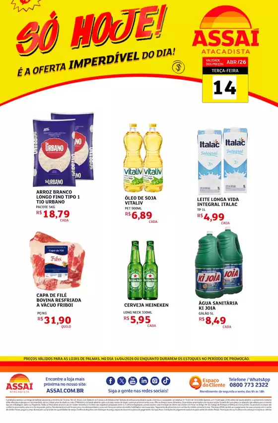 Catálogo Assaí Atacadista | Encarte Assaí Atacadista 46235-115 | 2026-04-14T00:00:00.000Z - 2026-04-14T00:00:00.000Z