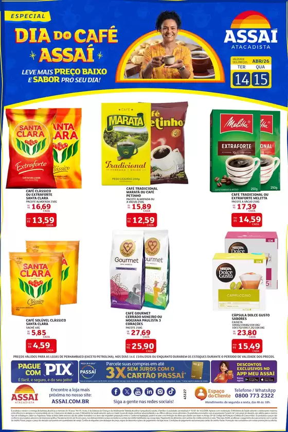 Catálogo Assaí Atacadista | Encarte Assaí Atacadista 46127-563 | 2026-04-14T00:00:00.000Z - 2026-04-15T00:00:00.000Z